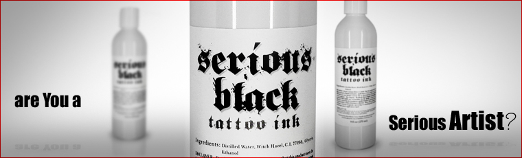 Serious Black Tattoo Ink