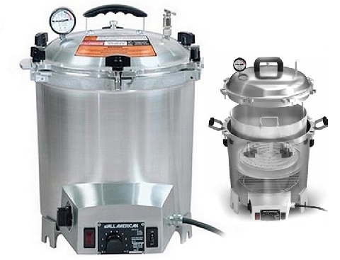 All American Large Electrical Heat Top Autoclave