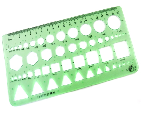 Mixed Stencil Ruler