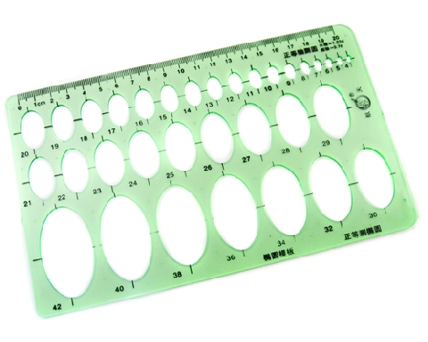 Oval Stencil Ruler